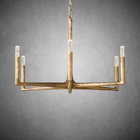 Thod  Round Chandelier 36'', Upscale Lighting Fixtures