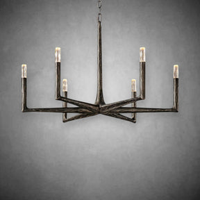 Thod  Round Chandelier 36'', Upscale Lighting Fixtures