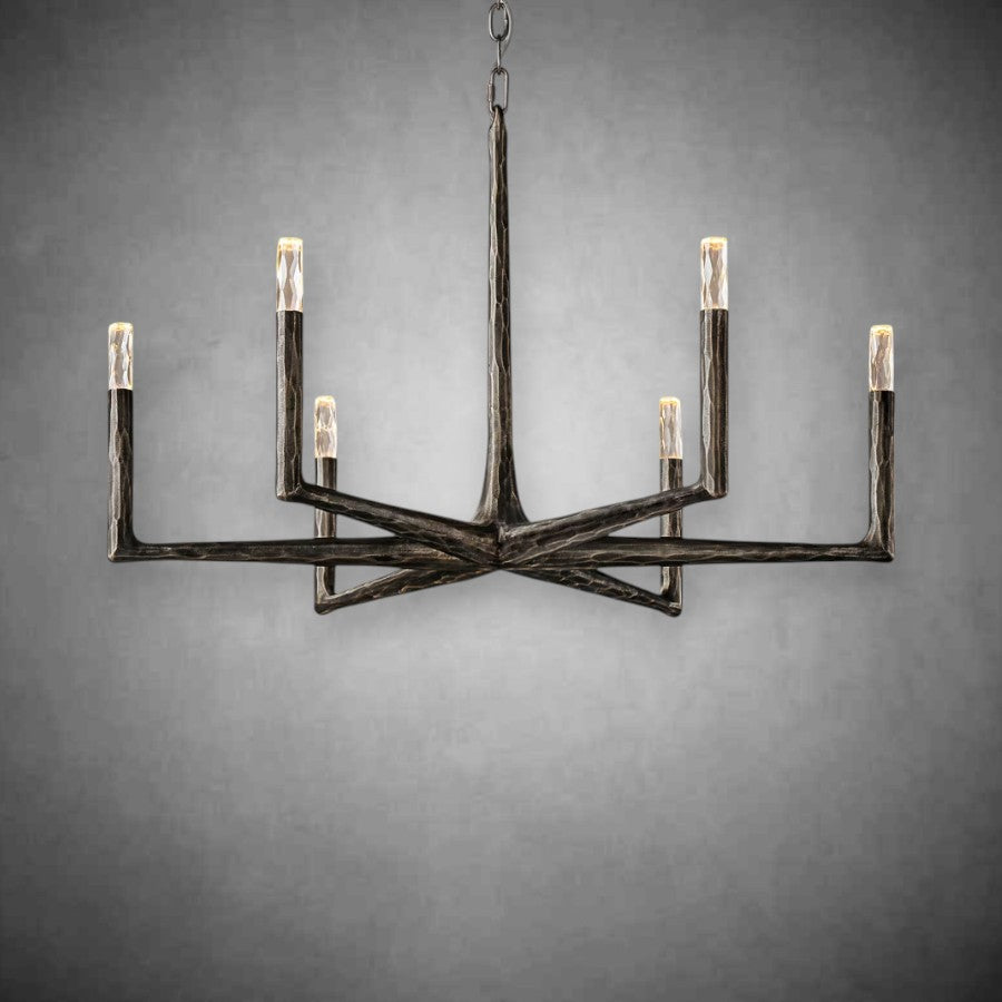 Thod  Round Chandelier 36'', Upscale Lighting Fixtures
