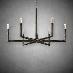 Thod  Round Chandelier 36'', Upscale Lighting Fixtures