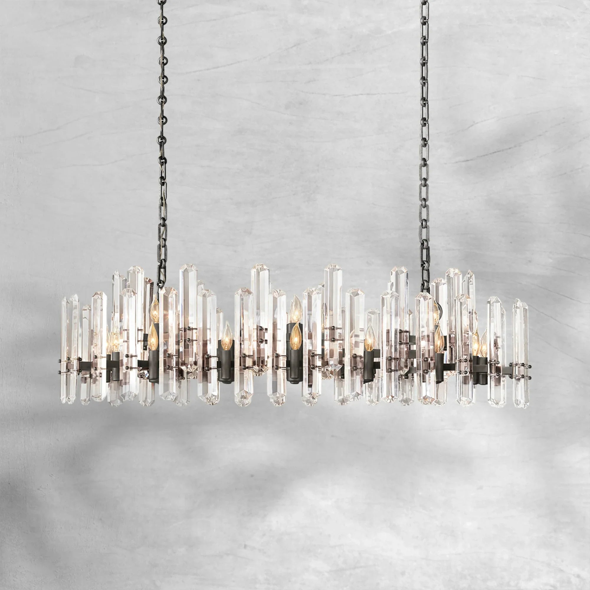 Bonington Rectangular chandelier 54” 72"