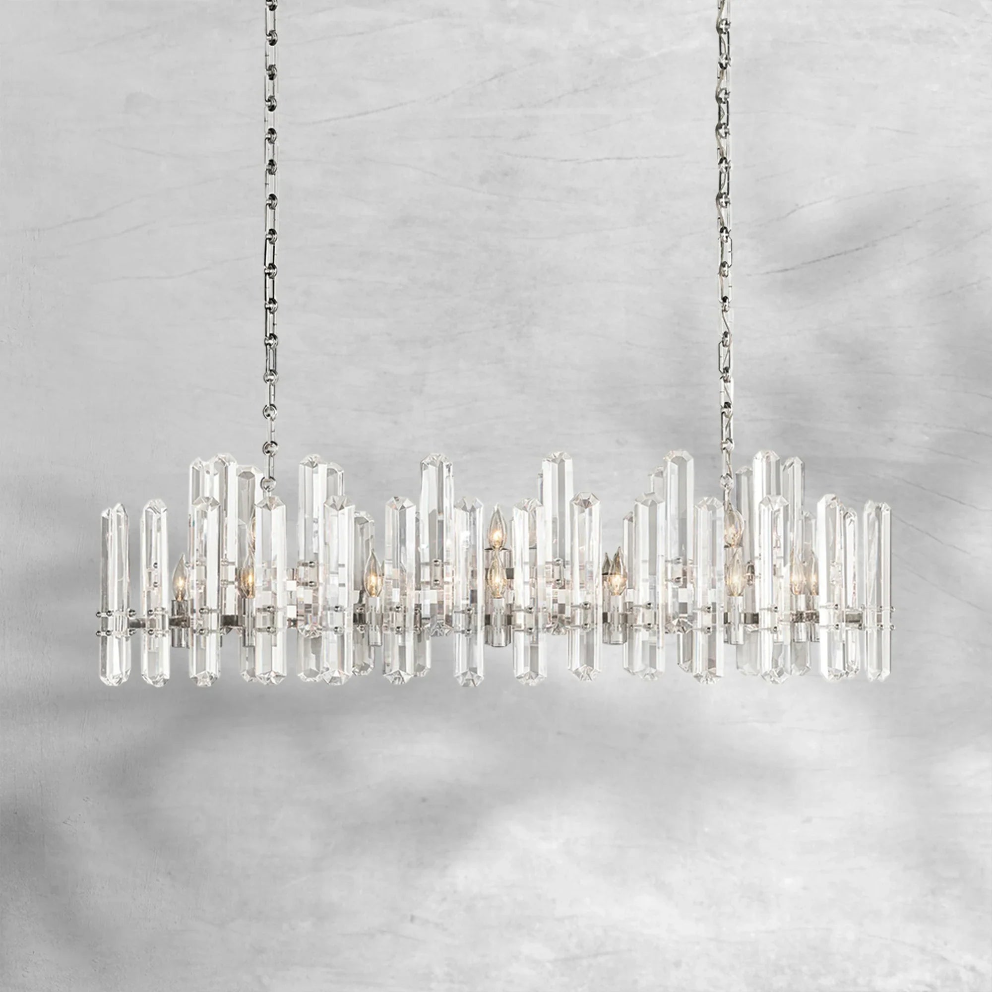 Bonington Rectangular chandelier 54” 72"