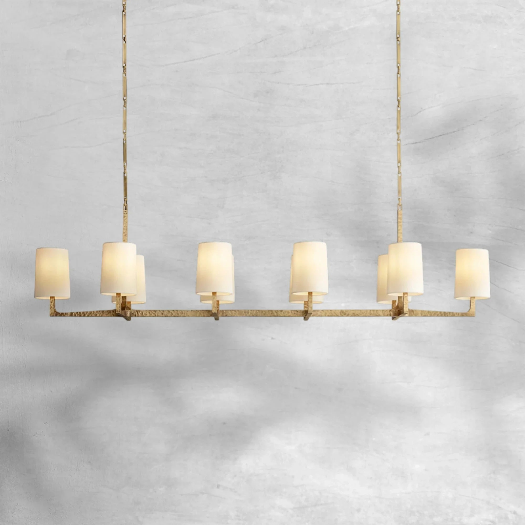 Wryte Linear Chandelier 54"L 72"L