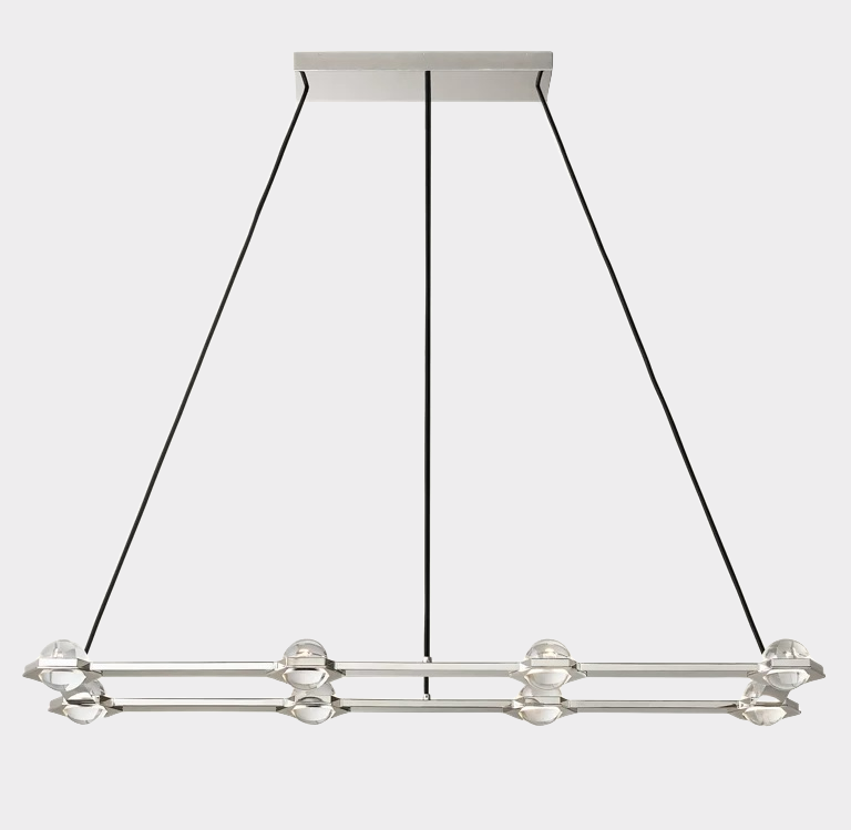 Planets Rectangular Chandelier 54" 72"