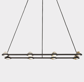 Planets Rectangular Chandelier 54" 72"