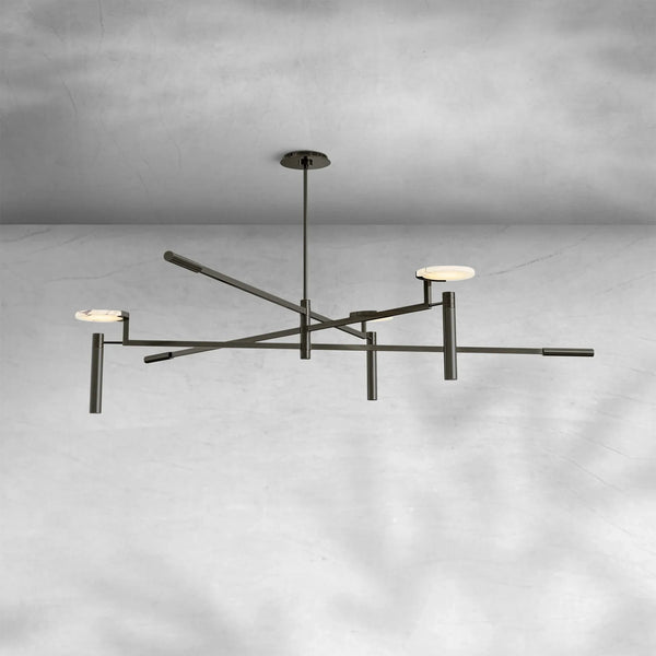 Lumora Round Chandelier 60” - Arialamps