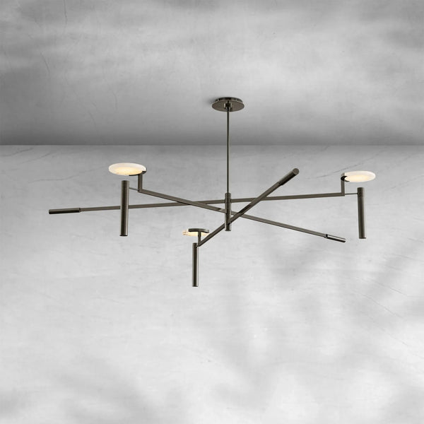 Lumora Round Chandelier 60” - Arialamps