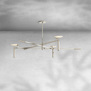 Lumora Round Chandelier 60” - Arialamps