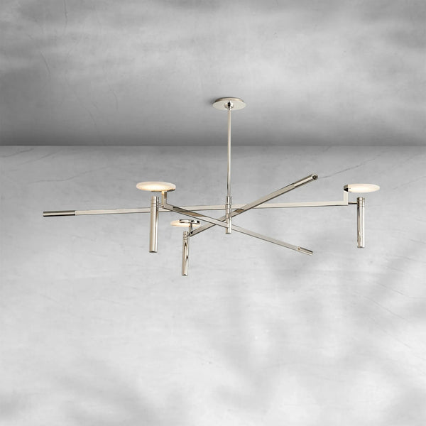 Lumora Round Chandelier 60” - Arialamps