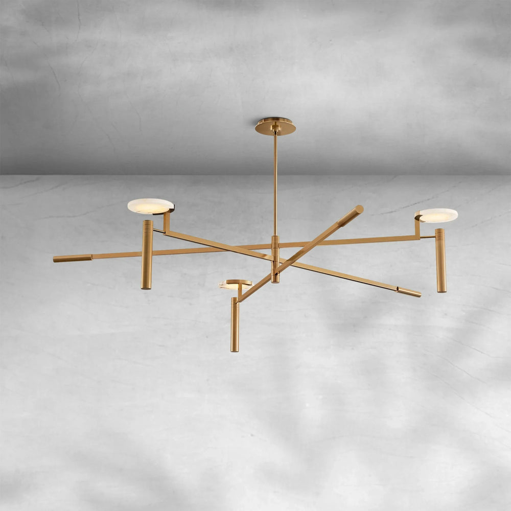 Lumora Round Chandelier 60” - Arialamps