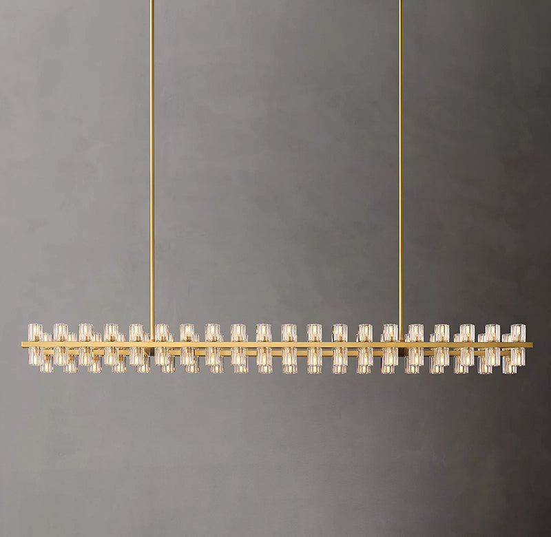 Reger Crystal Rectangular Chandelier48" 54" 72"
