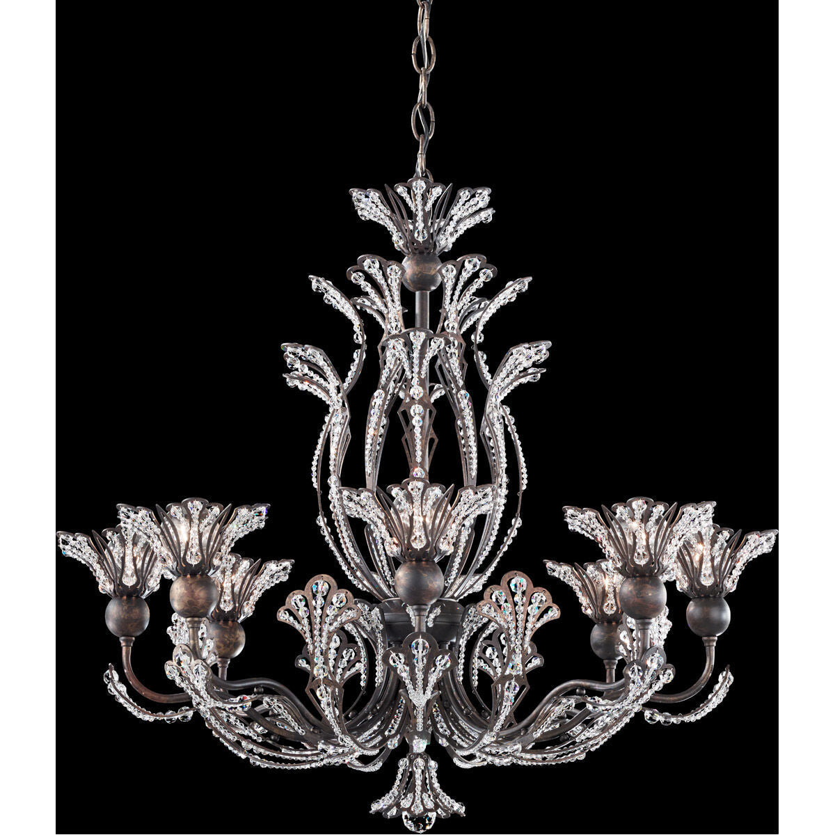 Rivendell 8 Light Crystal Chandelier 26"
