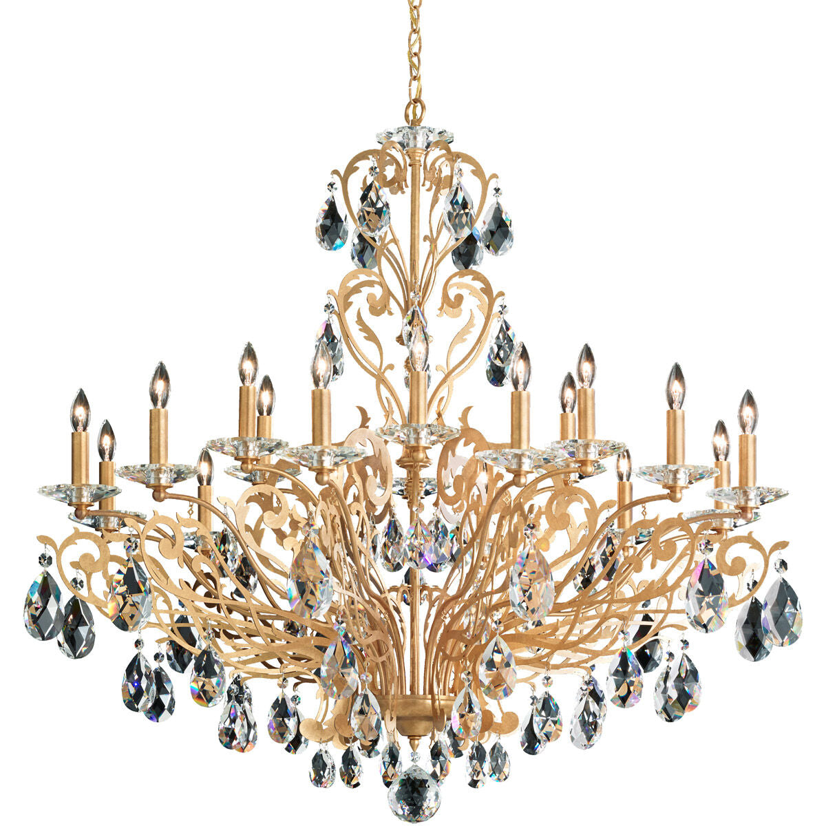 Filigrae Crystal Chandelier39"