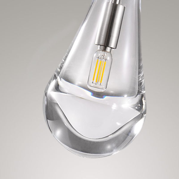 Raindrop Pendant Rod & Cord-Pendant Light For Bedroom,Pendant Light For dining room-Arialamps