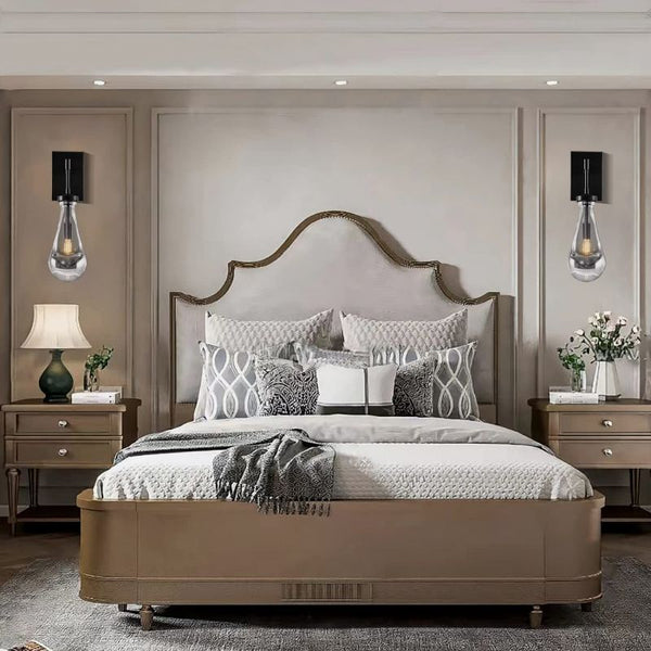Raindrop Sconce Rod & Cord-wall sconce for bedroom,wall sconce for dining room,wall sconce for stairways,wall sconce for foyer,wall sconce for bathrooms,wall sconce for kitchen,wall sconce for living room-Arialamps