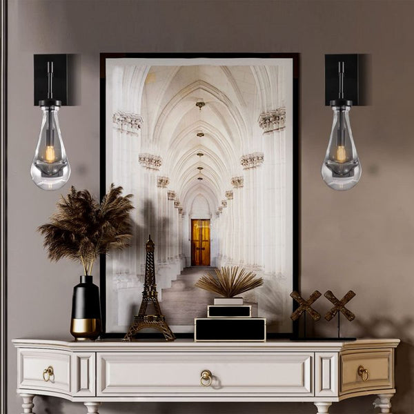 Raindrop Sconce Rod & Cord-wall sconce for bedroom,wall sconce for dining room,wall sconce for stairways,wall sconce for foyer,wall sconce for bathrooms,wall sconce for kitchen,wall sconce for living room-Arialamps