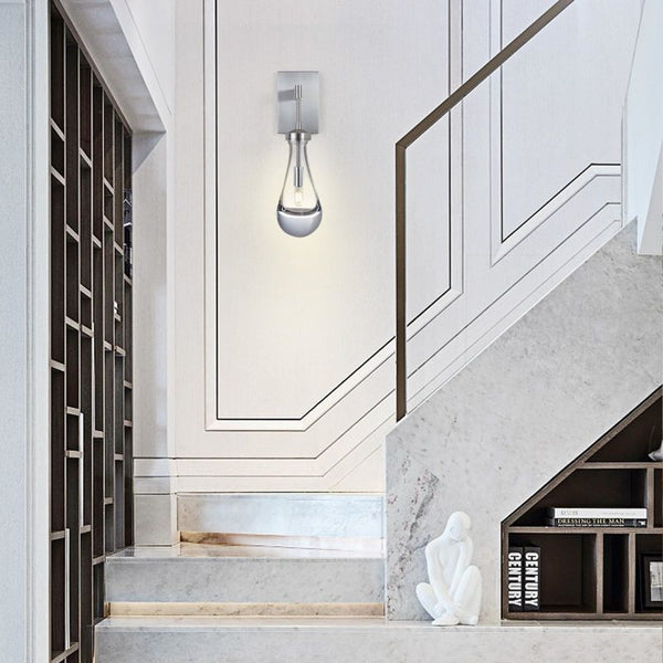 Raindrop Sconce Rod & Cord-wall sconce for bedroom,wall sconce for dining room,wall sconce for stairways,wall sconce for foyer,wall sconce for bathrooms,wall sconce for kitchen,wall sconce for living room-Arialamps