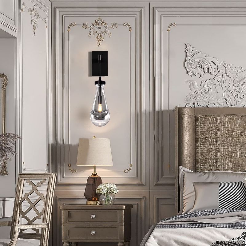 Raindrop Sconce Rod & Cord-wall sconce for bedroom,wall sconce for dining room,wall sconce for stairways,wall sconce for foyer,wall sconce for bathrooms,wall sconce for kitchen,wall sconce for living room-Arialamps