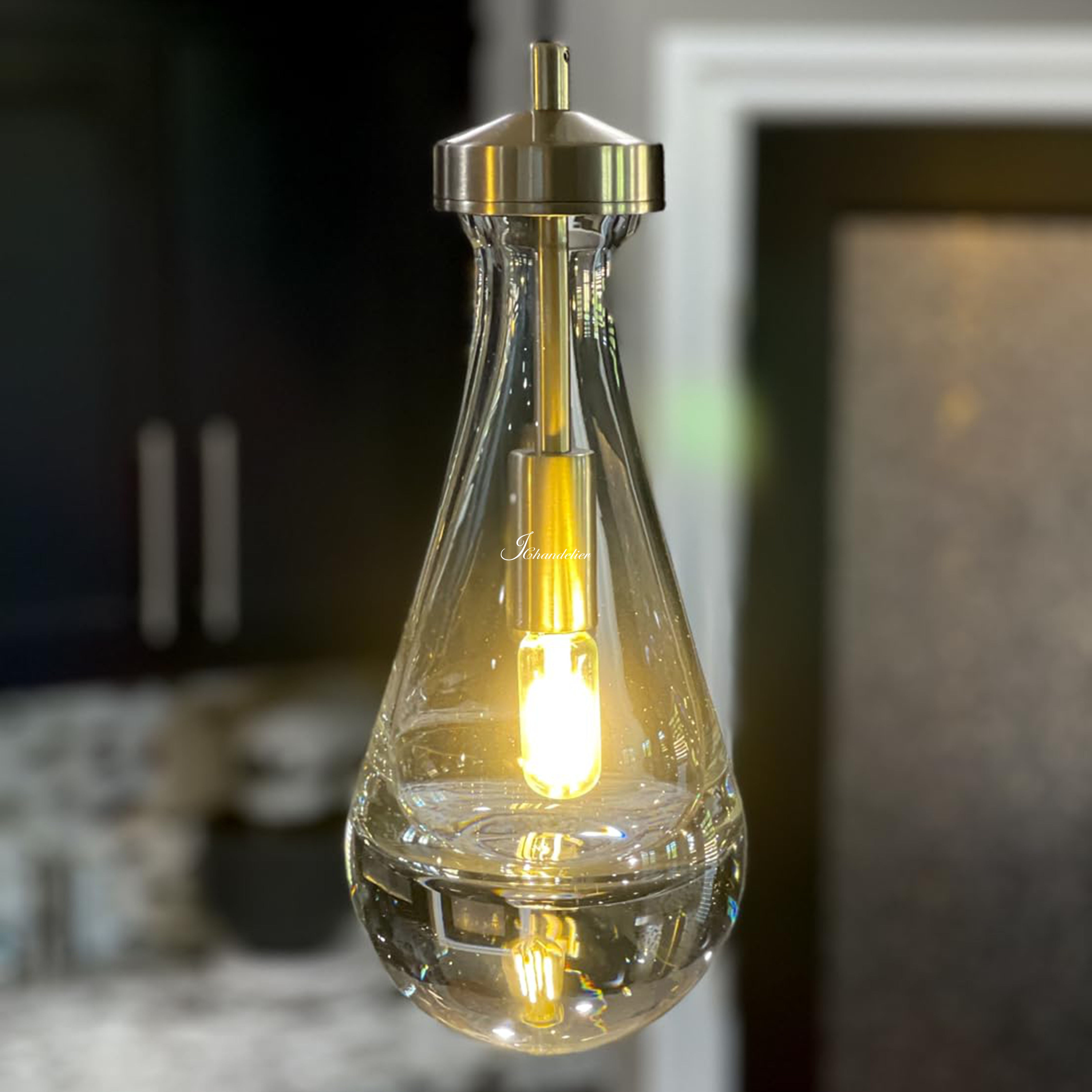 Raindrops Rectangle Chandelier