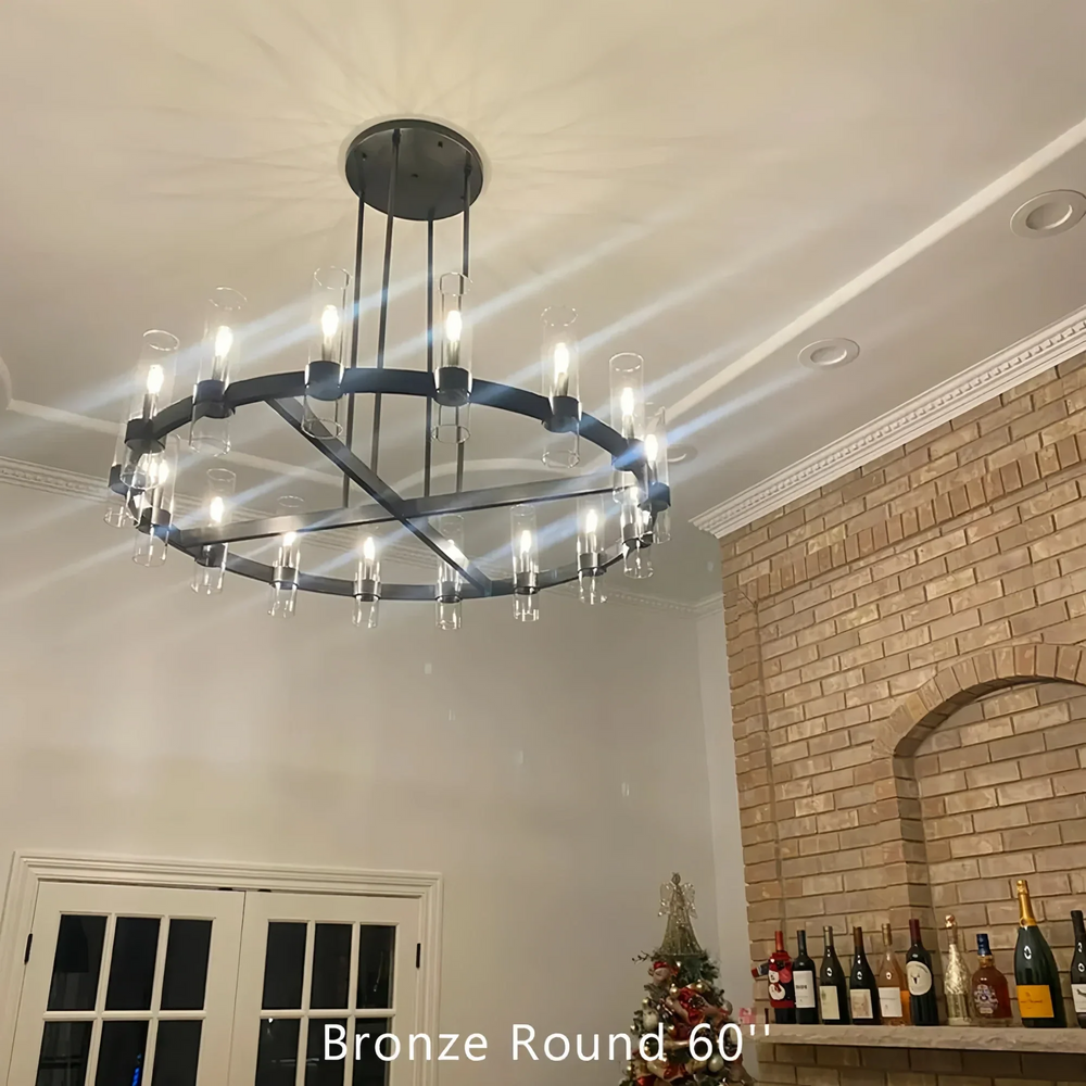 Ravella Glass Round Chandelier-