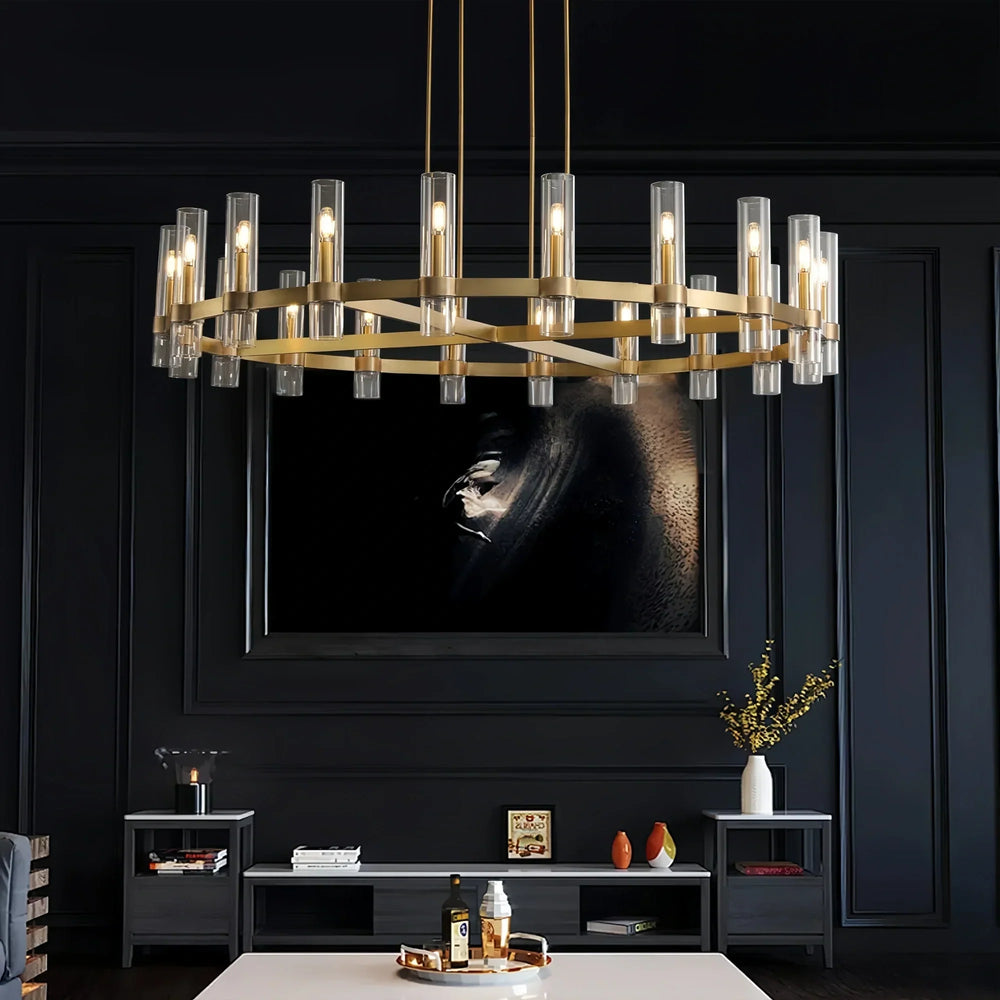 Ravella Glass Round Chandelier-