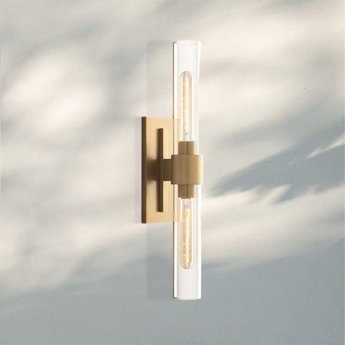 Ravella Linear Wall Sconce-Lacquered Burnished Brass-