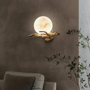 Retro Twigs Alabaster Wall Lamp - Arialamps