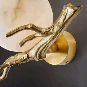 Retro Twigs Alabaster Wall Lamp - Arialamps