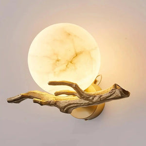 Retro Twigs Alabaster Wall Lamp - Arialamps