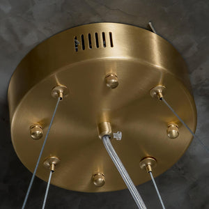 Rock Alabaster Chandelier 23.6" 31.4"-Arialamps