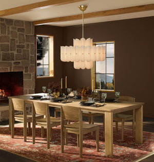 Lorna LED Double Tier Chandelier 25" 35" 46"