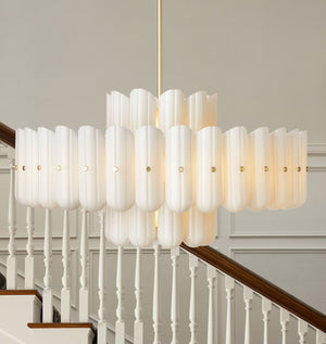 Lorna LED Double Tier Chandelier 25" 35" 46"