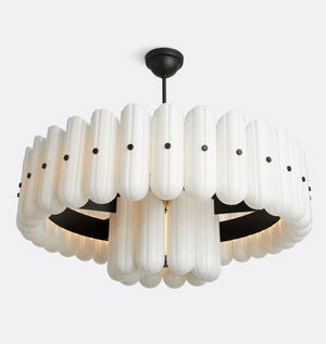 Lorna LED Double Tier Chandelier 25" 35" 46"