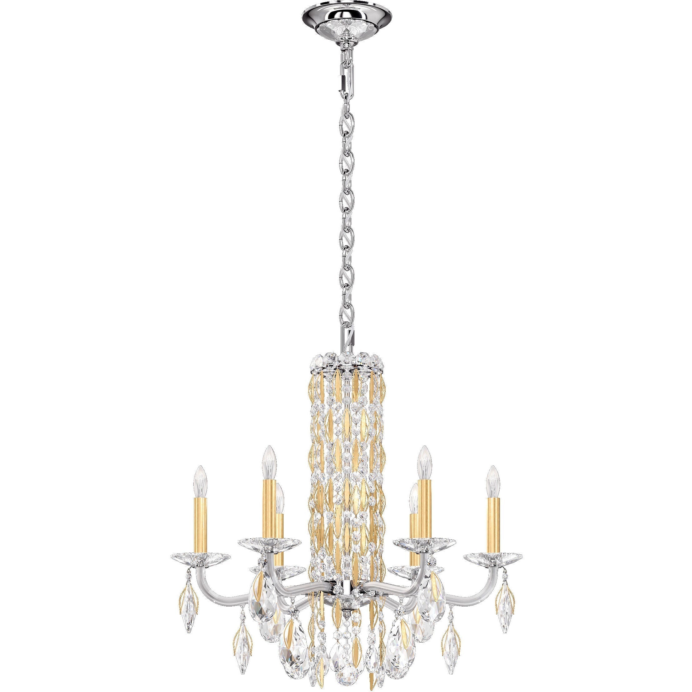 Siena 6-light Crystal Chandelier 24"