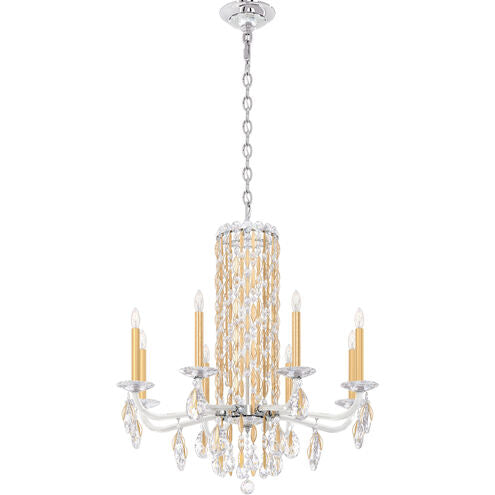 Siena 8-light crystal chandelier30"