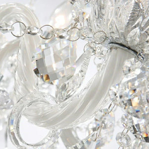 Rustic Antique European Candle Crystal Chandelier Popular Farmhouse Ceiling Light Fixture For Living Room - Arialamps