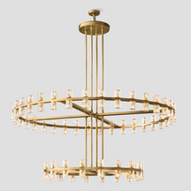 Reger Crystal 2-Tier Round Chandelier 60“