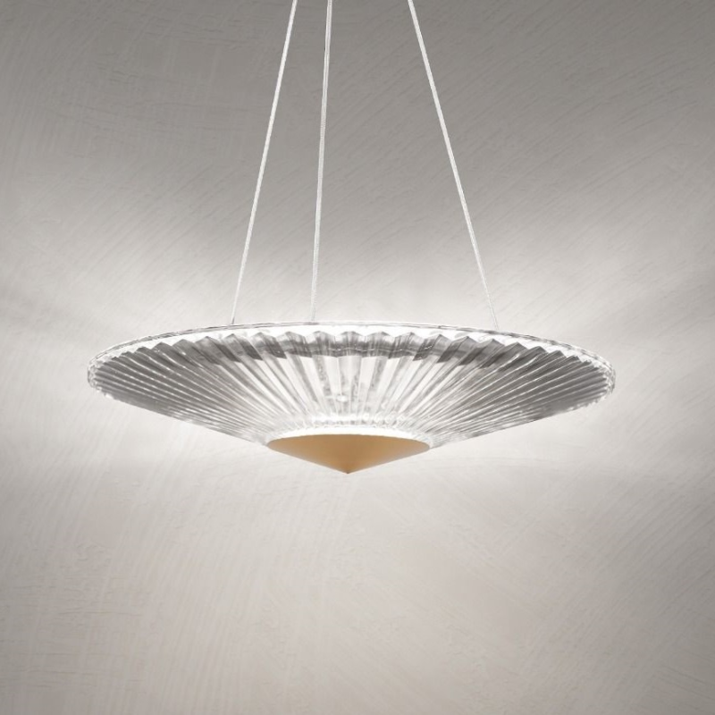 Aria S7219 Origami 1-lt 19" LED Pendant