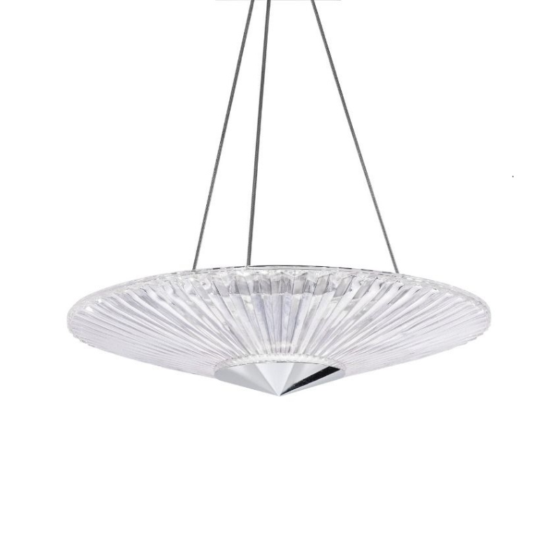 Aria S7219 Origami 1-lt 19" LED Pendant