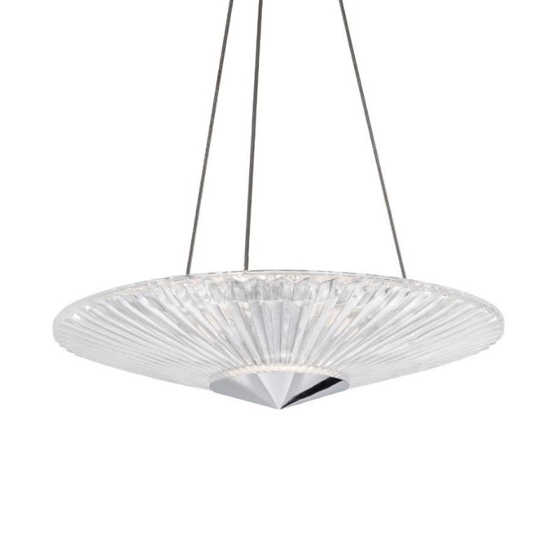 Aria S7224 Origami 1-lt 24" LED Pendant