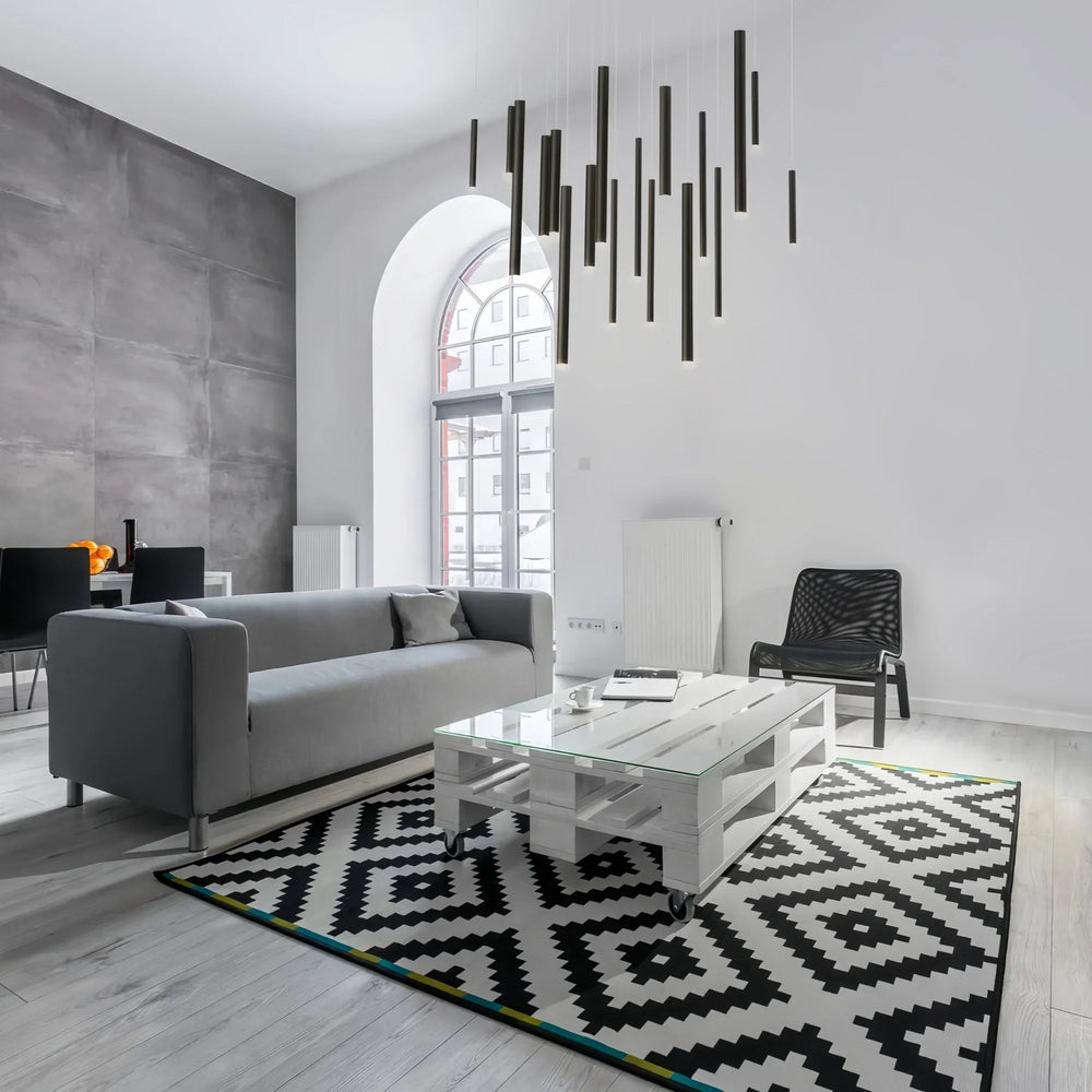 Santana Modern Linear Multi Light Pendant for Kitchen Island-