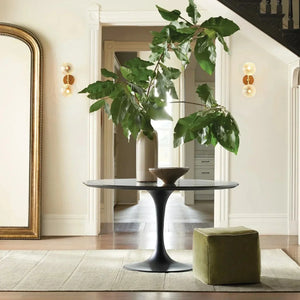 Sayre Linear Glass Globe Two Head Wall Sconce - Arialamps