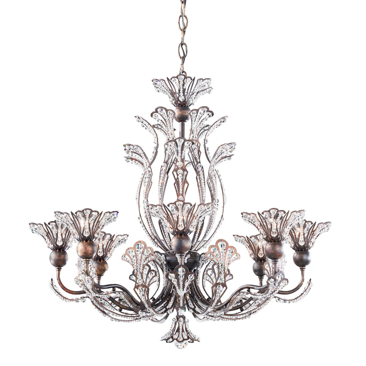 Rivendell 8 Light Crystal Chandelier 26"