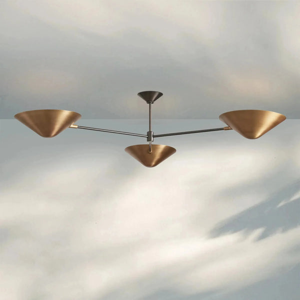 Simms 3 - Light Flush Mount - Arialamps