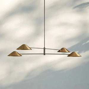 Simms 4 - Light Linear Chandelier - Arialamps