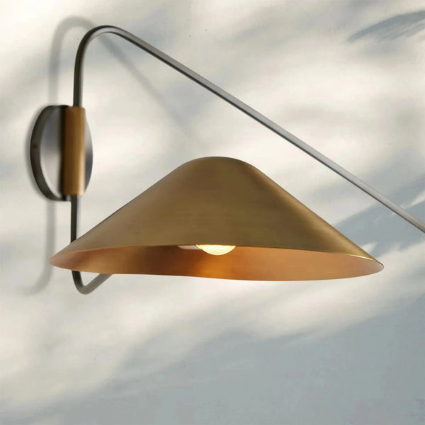 Simms Long Arm Double Wall Sconce - Arialamps