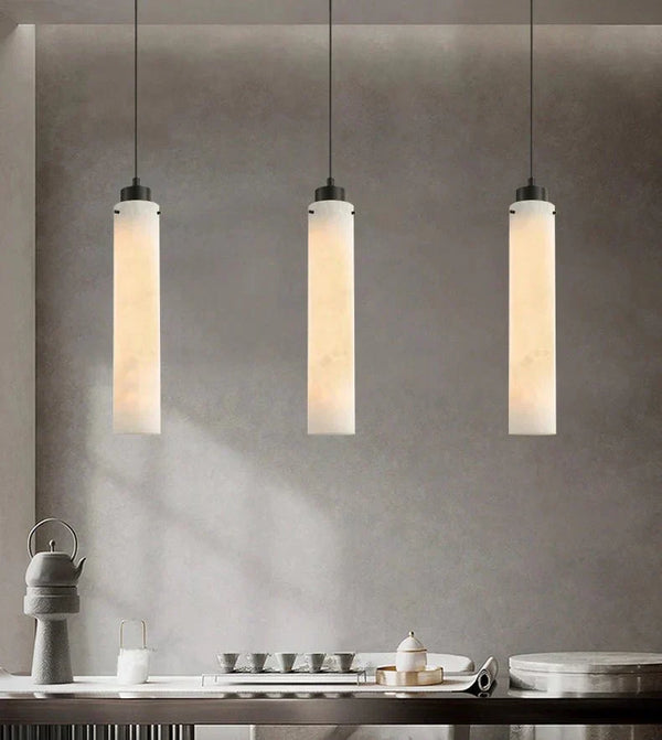 Simple marble pendant lamp - Arialamps