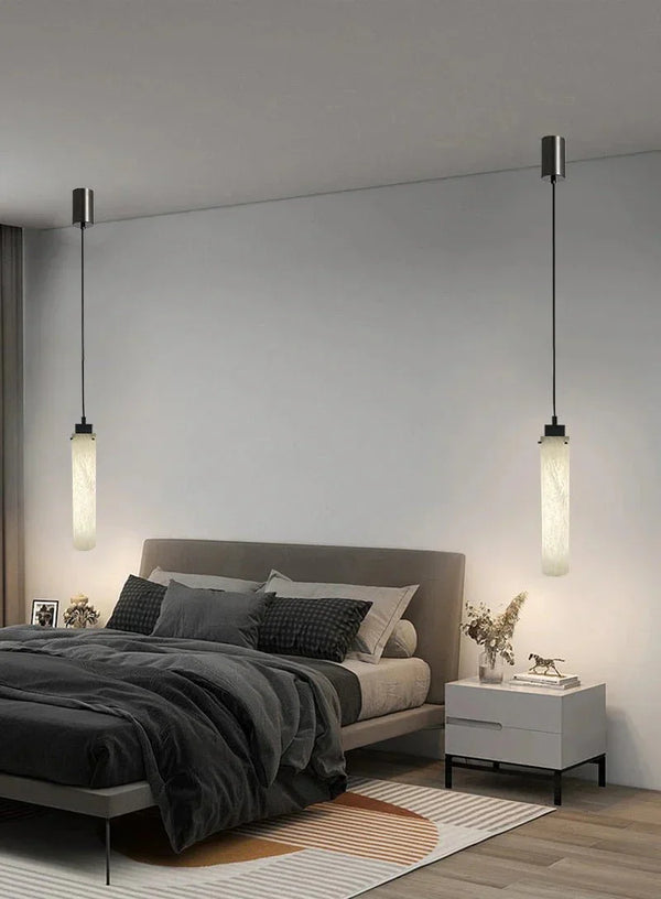 Simple marble pendant lamp - Arialamps