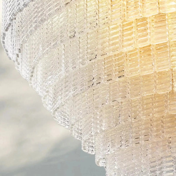 Sirena Smoke Round Chandelier 41" 52‘’ 65‘’-