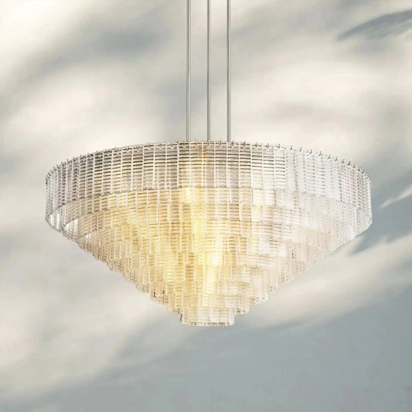 Sirena Smoke Round Chandelier 41" 52‘’ 65‘’-